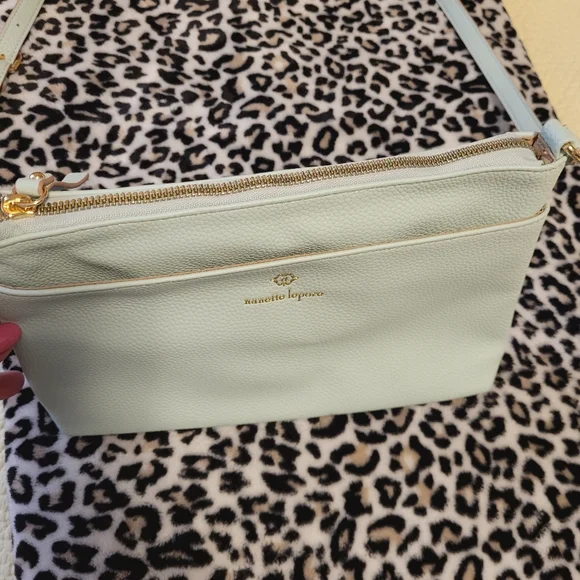 Nanette Lepore Soft Mint Crossbody Bag - Picture 5 of 8